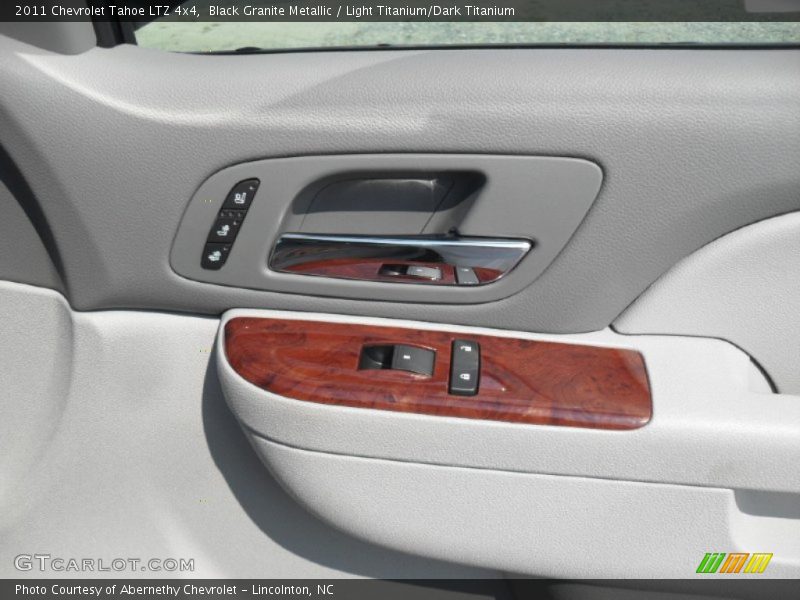 Black Granite Metallic / Light Titanium/Dark Titanium 2011 Chevrolet Tahoe LTZ 4x4