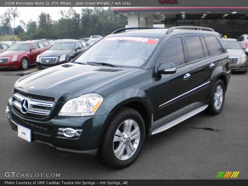Jade Green Metallic / Ash Grey 2008 Mercedes-Benz GL 450 4Matic