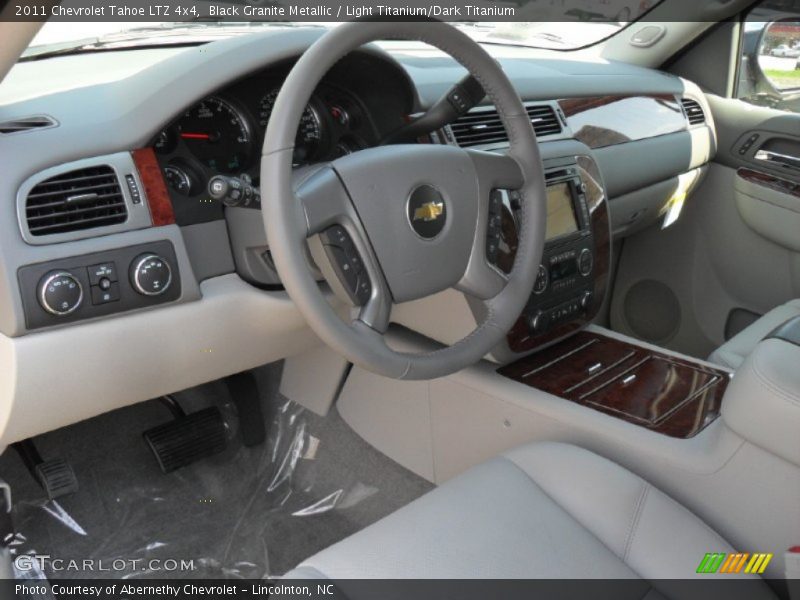 Black Granite Metallic / Light Titanium/Dark Titanium 2011 Chevrolet Tahoe LTZ 4x4