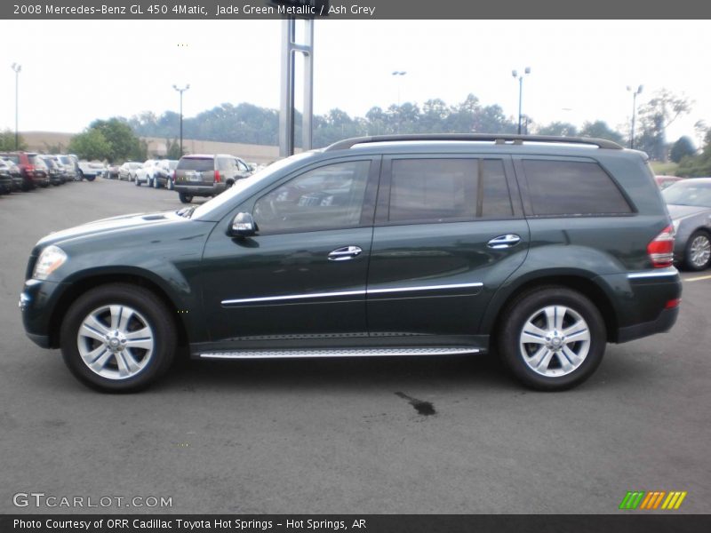 Jade Green Metallic / Ash Grey 2008 Mercedes-Benz GL 450 4Matic