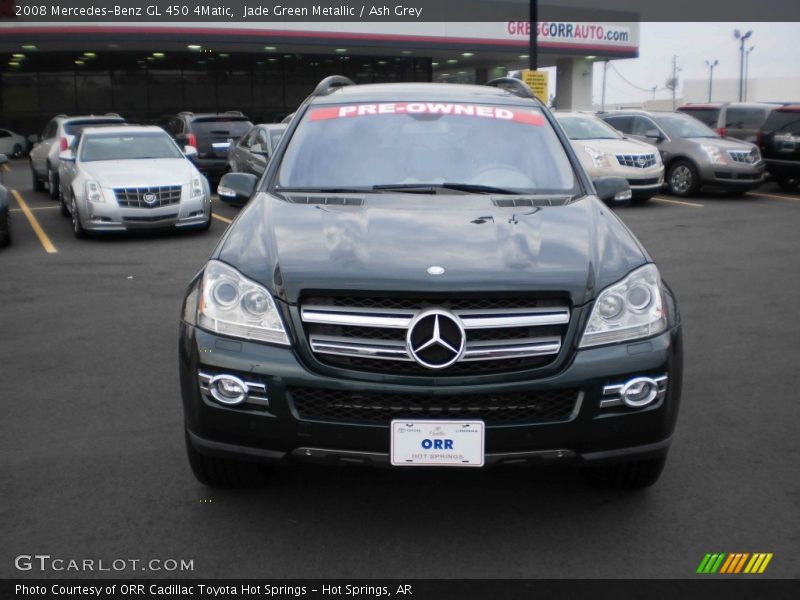 Jade Green Metallic / Ash Grey 2008 Mercedes-Benz GL 450 4Matic