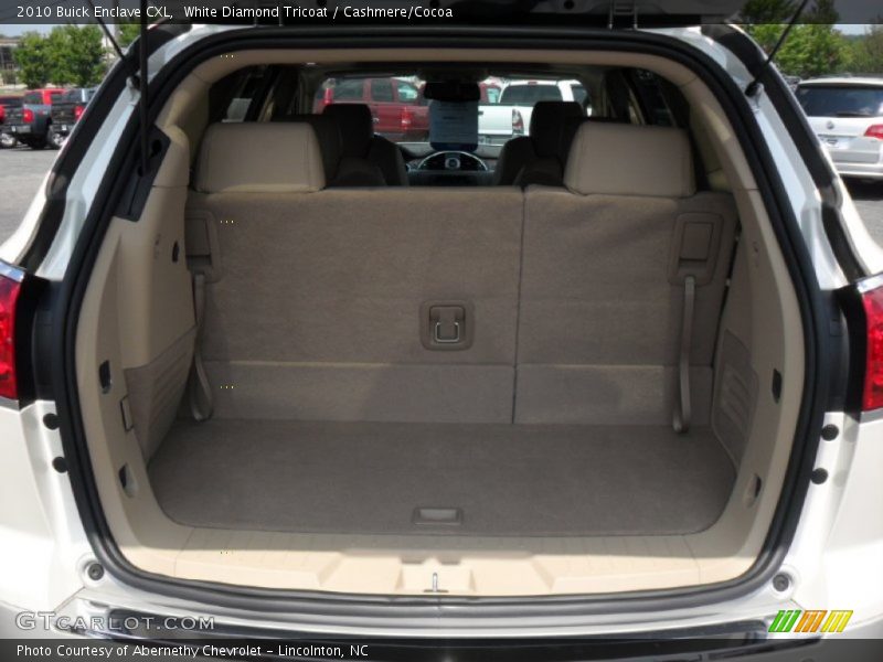 White Diamond Tricoat / Cashmere/Cocoa 2010 Buick Enclave CXL