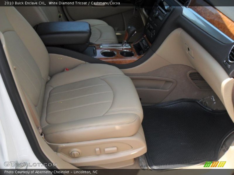 White Diamond Tricoat / Cashmere/Cocoa 2010 Buick Enclave CXL