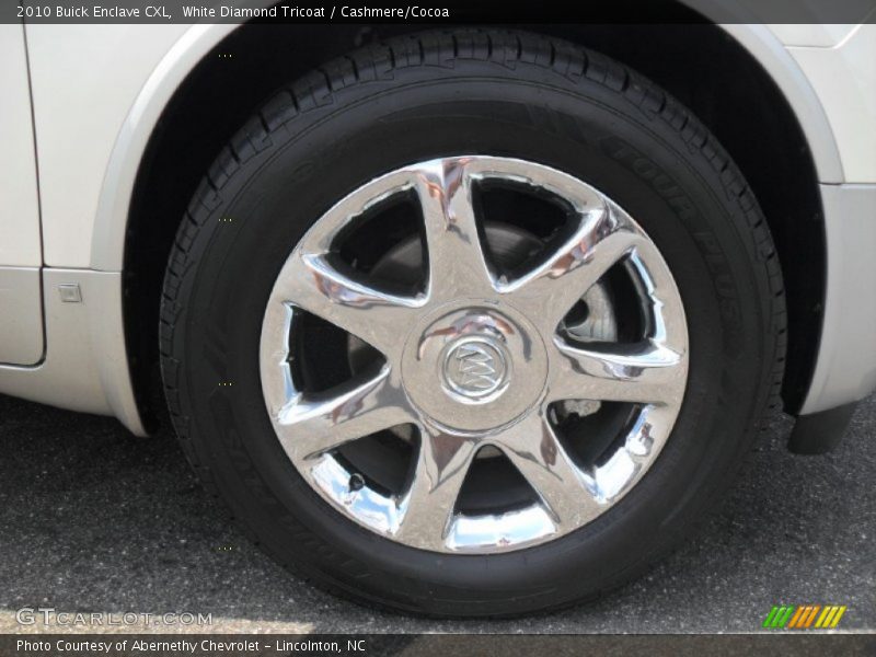 White Diamond Tricoat / Cashmere/Cocoa 2010 Buick Enclave CXL