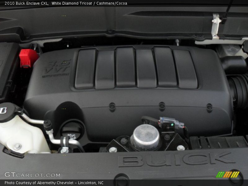 White Diamond Tricoat / Cashmere/Cocoa 2010 Buick Enclave CXL