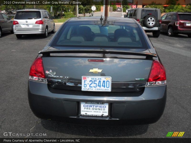 Cyber Gray Metallic / Ebony 2010 Chevrolet Impala LT