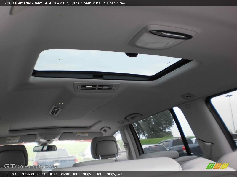 Jade Green Metallic / Ash Grey 2008 Mercedes-Benz GL 450 4Matic