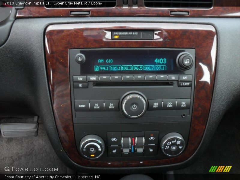 Cyber Gray Metallic / Ebony 2010 Chevrolet Impala LT