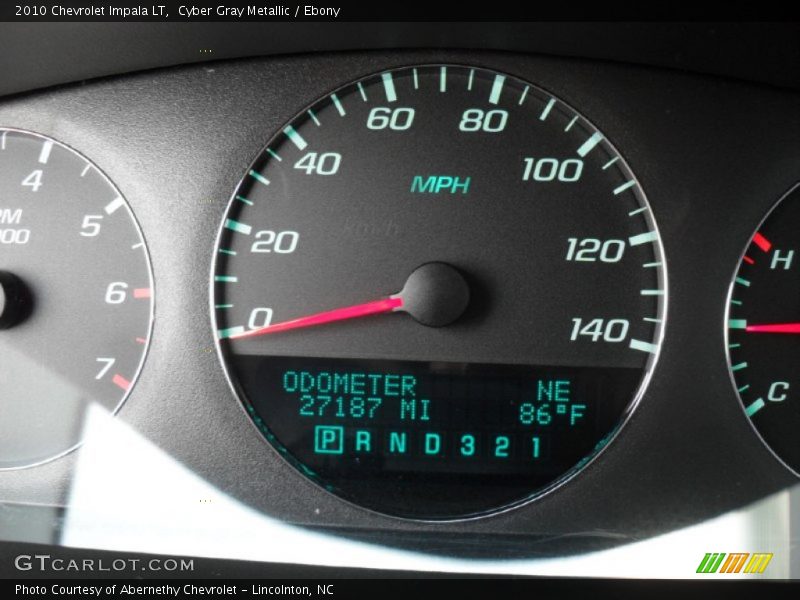 Cyber Gray Metallic / Ebony 2010 Chevrolet Impala LT