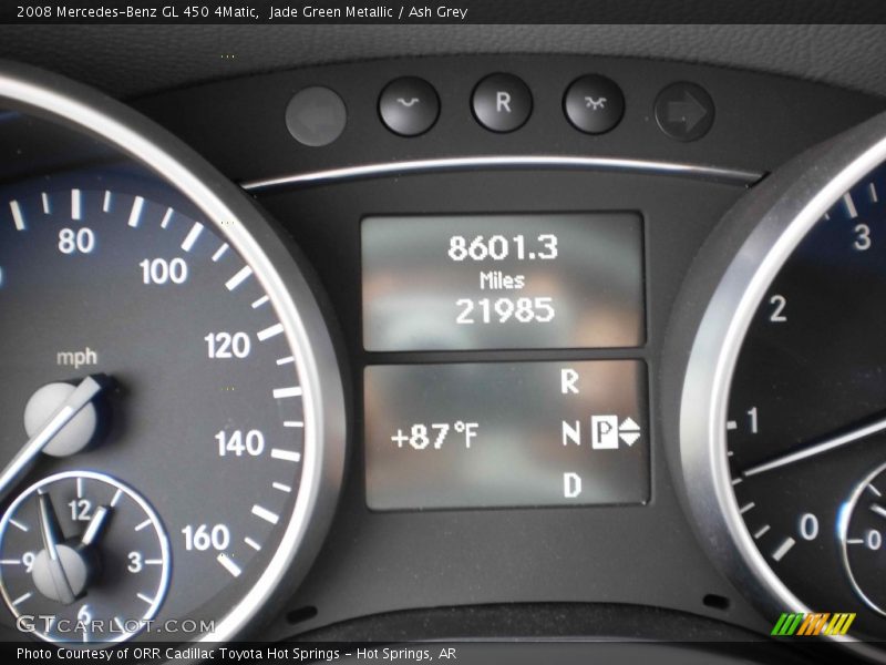 Jade Green Metallic / Ash Grey 2008 Mercedes-Benz GL 450 4Matic