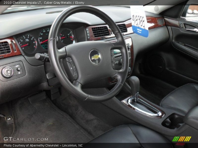 Cyber Gray Metallic / Ebony 2010 Chevrolet Impala LT