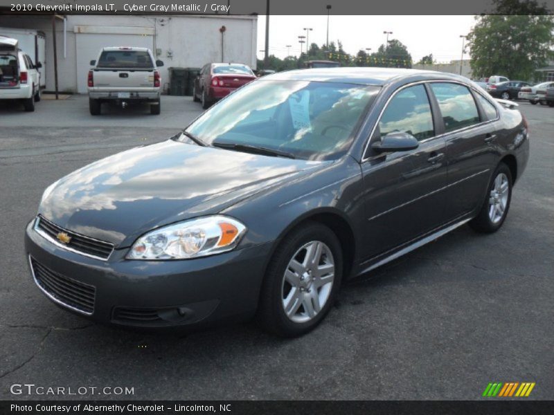 Cyber Gray Metallic / Gray 2010 Chevrolet Impala LT