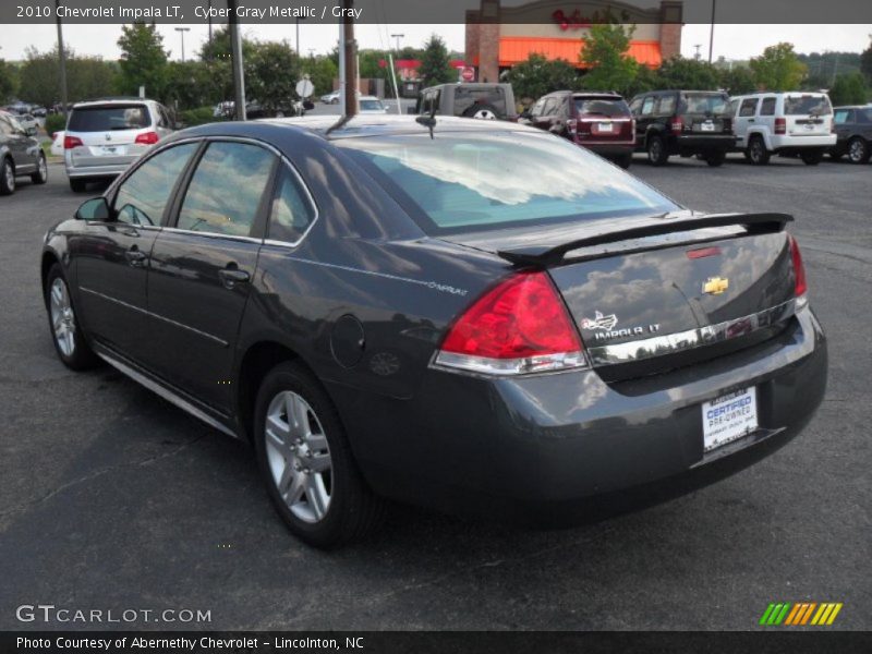 Cyber Gray Metallic / Gray 2010 Chevrolet Impala LT