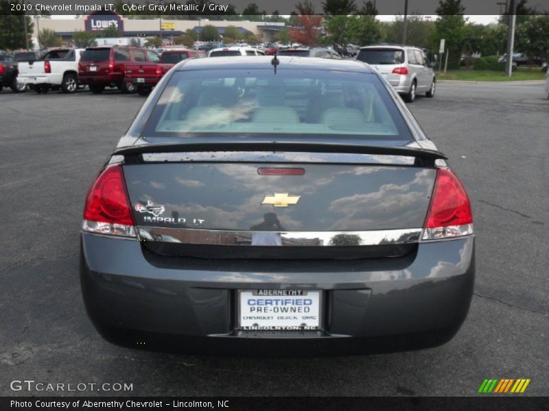 Cyber Gray Metallic / Gray 2010 Chevrolet Impala LT