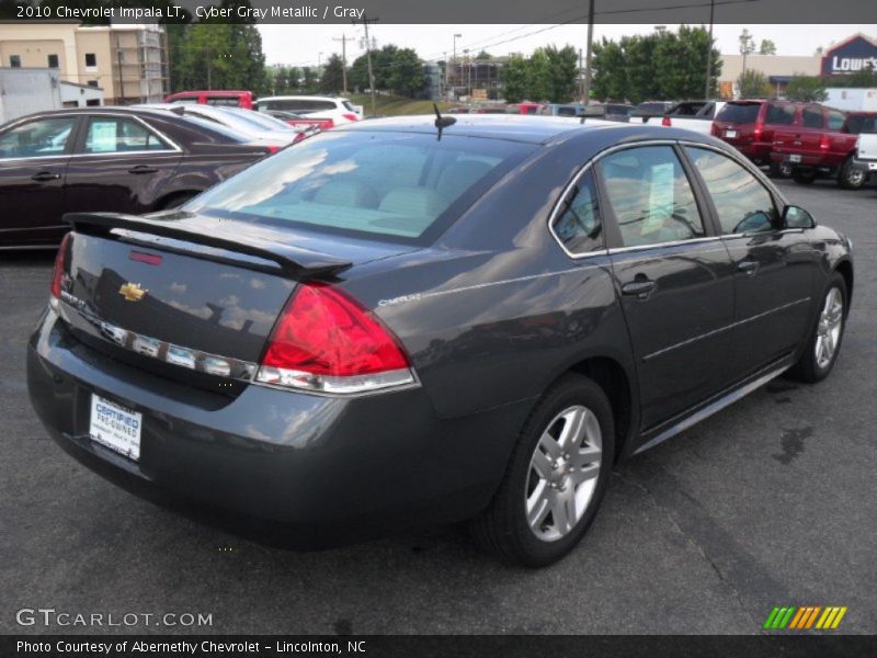 Cyber Gray Metallic / Gray 2010 Chevrolet Impala LT
