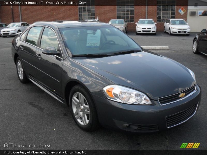 Cyber Gray Metallic / Gray 2010 Chevrolet Impala LT