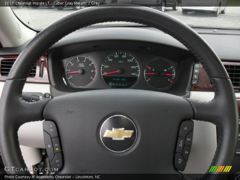 Cyber Gray Metallic / Gray 2010 Chevrolet Impala LT
