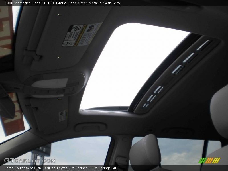 Jade Green Metallic / Ash Grey 2008 Mercedes-Benz GL 450 4Matic