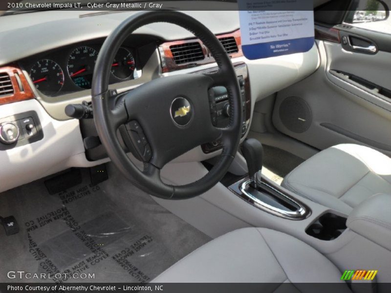 Cyber Gray Metallic / Gray 2010 Chevrolet Impala LT