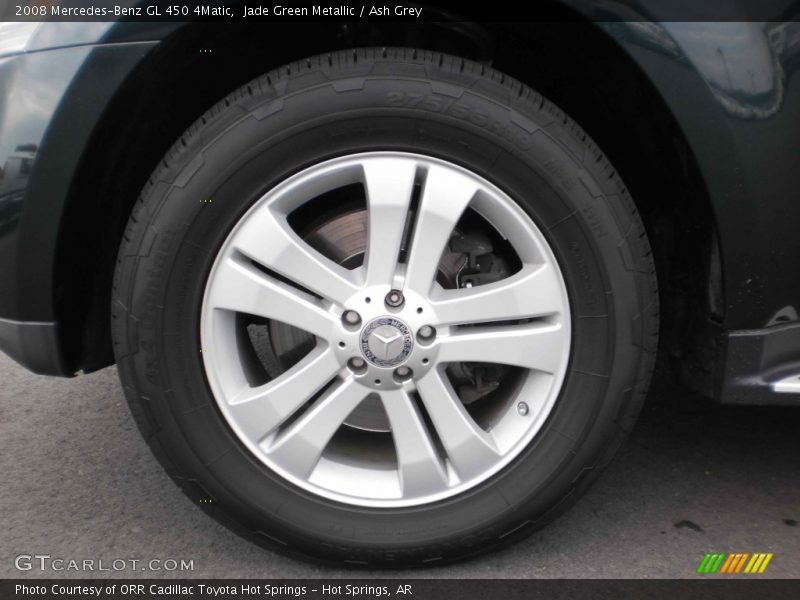 Jade Green Metallic / Ash Grey 2008 Mercedes-Benz GL 450 4Matic