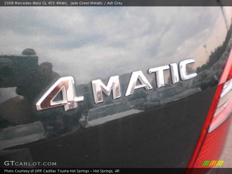 Jade Green Metallic / Ash Grey 2008 Mercedes-Benz GL 450 4Matic