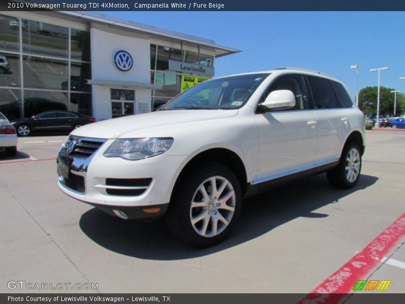 Campanella White / Pure Beige 2010 Volkswagen Touareg TDI 4XMotion