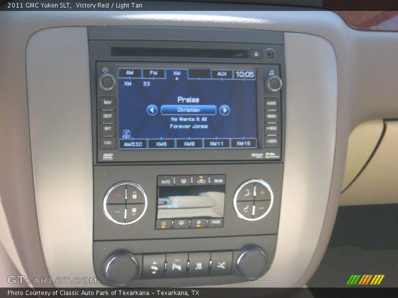 Victory Red / Light Tan 2011 GMC Yukon SLT
