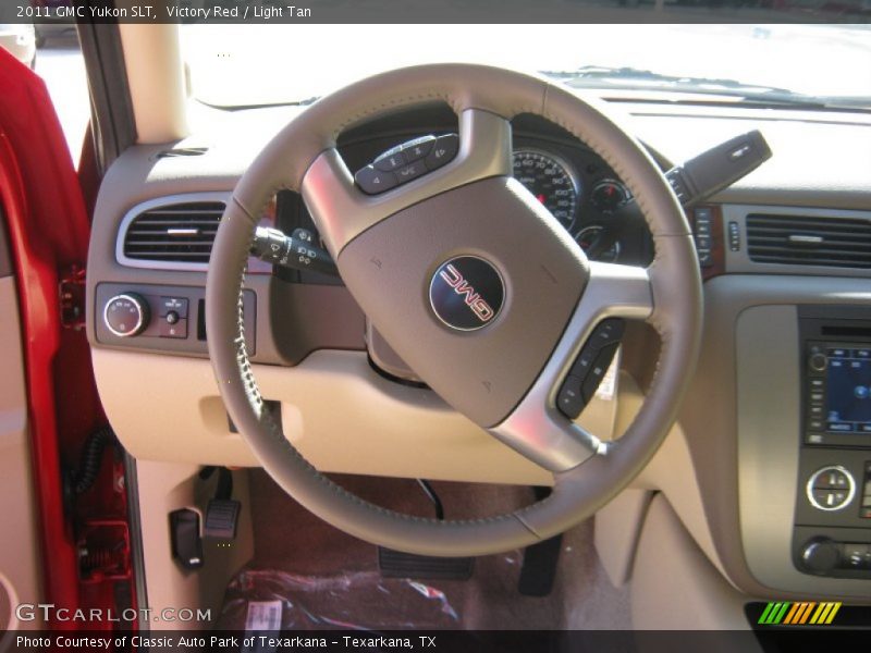 Victory Red / Light Tan 2011 GMC Yukon SLT