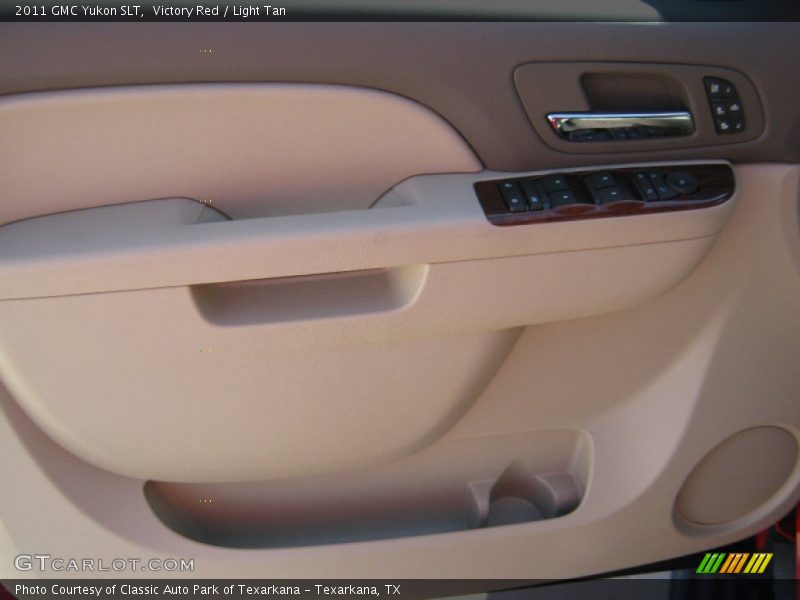 Victory Red / Light Tan 2011 GMC Yukon SLT