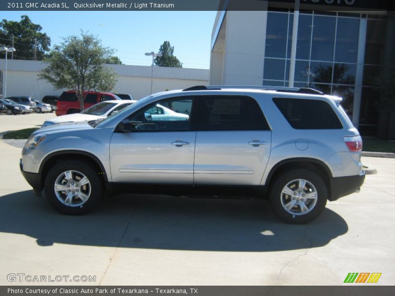 Quicksilver Metallic / Light Titanium 2011 GMC Acadia SL