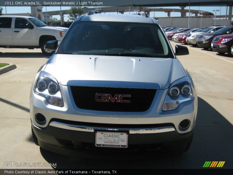 Quicksilver Metallic / Light Titanium 2011 GMC Acadia SL