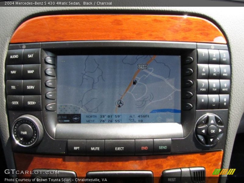 Navigation of 2004 S 430 4Matic Sedan