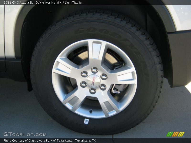 Quicksilver Metallic / Light Titanium 2011 GMC Acadia SL
