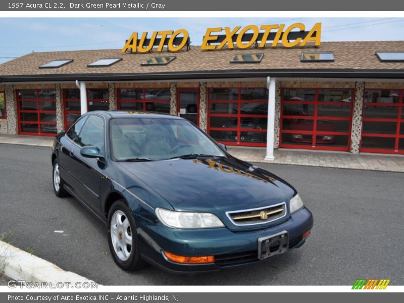 Dark Green Pearl Metallic / Gray 1997 Acura CL 2.2