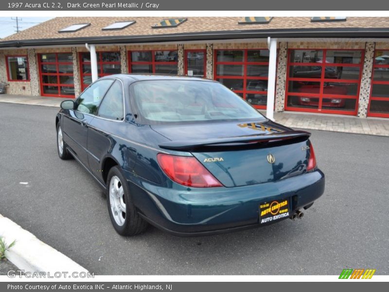 Dark Green Pearl Metallic / Gray 1997 Acura CL 2.2