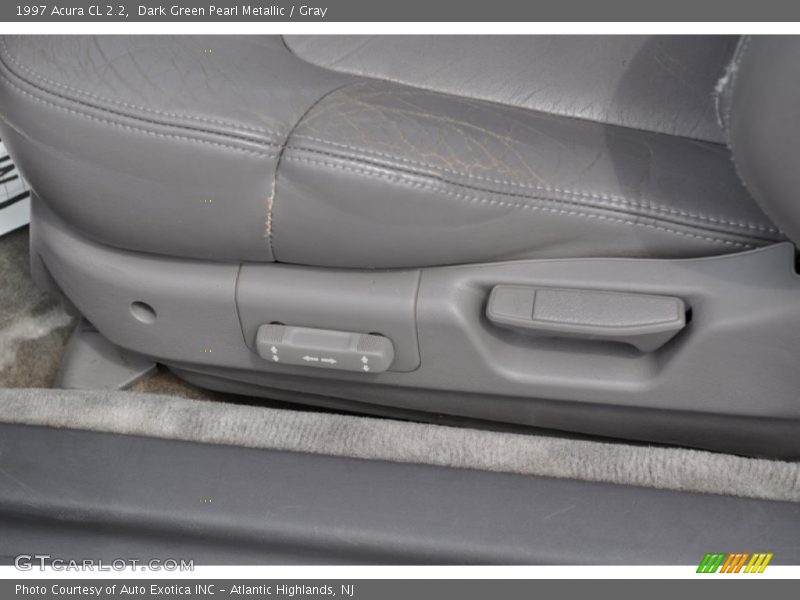 Dark Green Pearl Metallic / Gray 1997 Acura CL 2.2