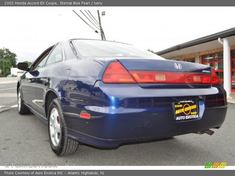 Eternal Blue Pearl / Ivory 2002 Honda Accord EX Coupe