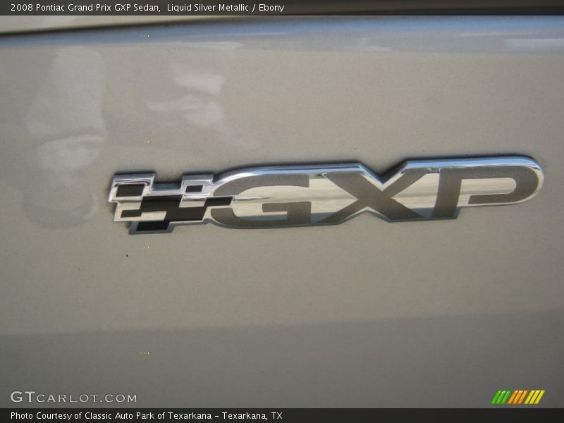 Liquid Silver Metallic / Ebony 2008 Pontiac Grand Prix GXP Sedan