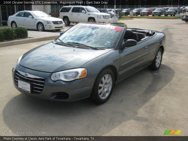 Magnesium Pearl / Dark Slate Gray 2006 Chrysler Sebring GTC Convertible