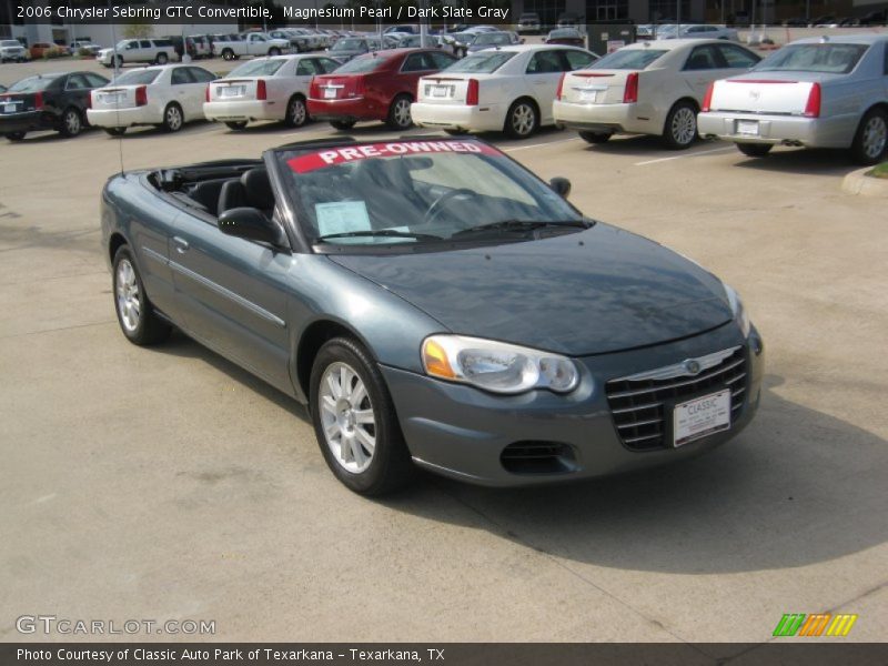 Magnesium Pearl / Dark Slate Gray 2006 Chrysler Sebring GTC Convertible