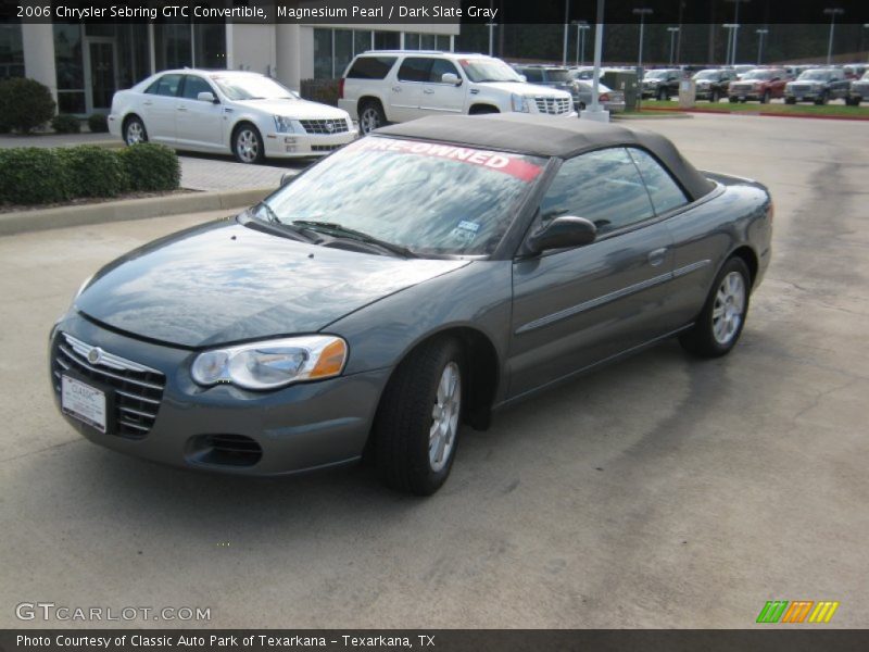 Magnesium Pearl / Dark Slate Gray 2006 Chrysler Sebring GTC Convertible