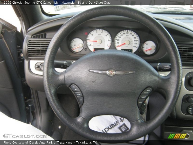Magnesium Pearl / Dark Slate Gray 2006 Chrysler Sebring GTC Convertible