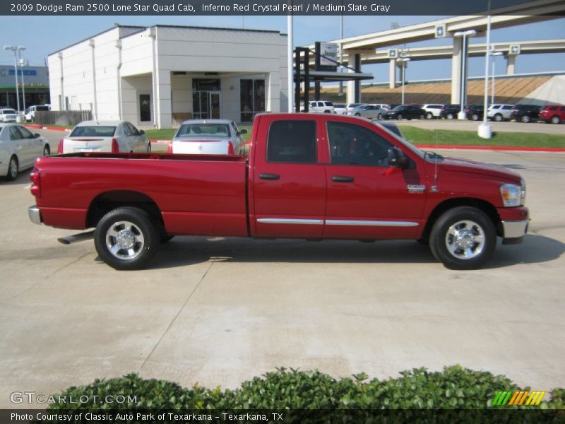  2009 Ram 2500 Lone Star Quad Cab Inferno Red Crystal Pearl