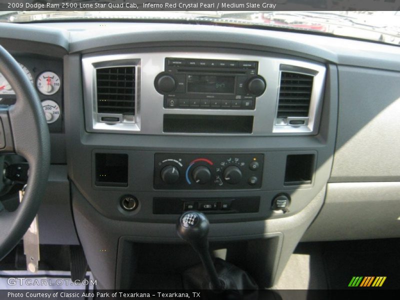 Inferno Red Crystal Pearl / Medium Slate Gray 2009 Dodge Ram 2500 Lone Star Quad Cab