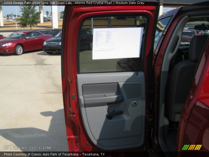Inferno Red Crystal Pearl / Medium Slate Gray 2009 Dodge Ram 2500 Lone Star Quad Cab