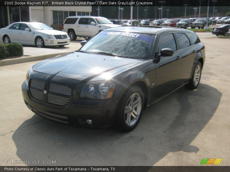 Brilliant Black Crystal Pearl / Dark Slate Gray/Light Graystone 2005 Dodge Magnum R/T