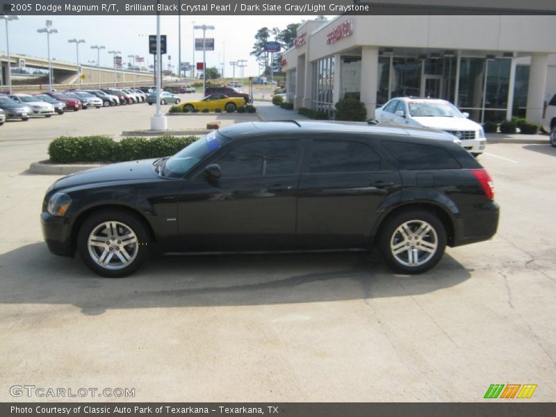 Brilliant Black Crystal Pearl / Dark Slate Gray/Light Graystone 2005 Dodge Magnum R/T
