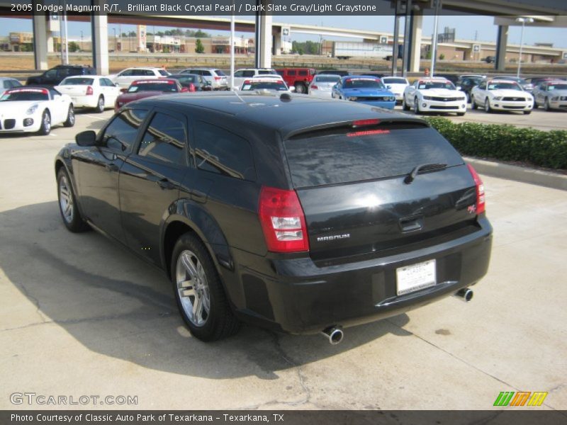 Brilliant Black Crystal Pearl / Dark Slate Gray/Light Graystone 2005 Dodge Magnum R/T