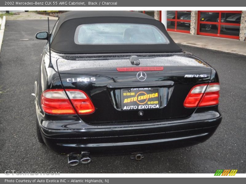 Black / Charcoal 2002 Mercedes-Benz CLK 55 AMG Cabriolet