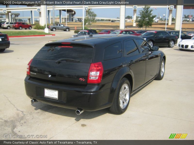 Brilliant Black Crystal Pearl / Dark Slate Gray/Light Graystone 2005 Dodge Magnum R/T